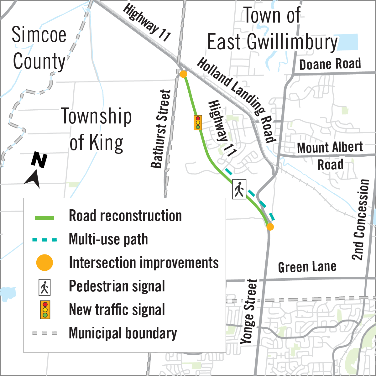 Phase 2 construction of the Highway 11 Project