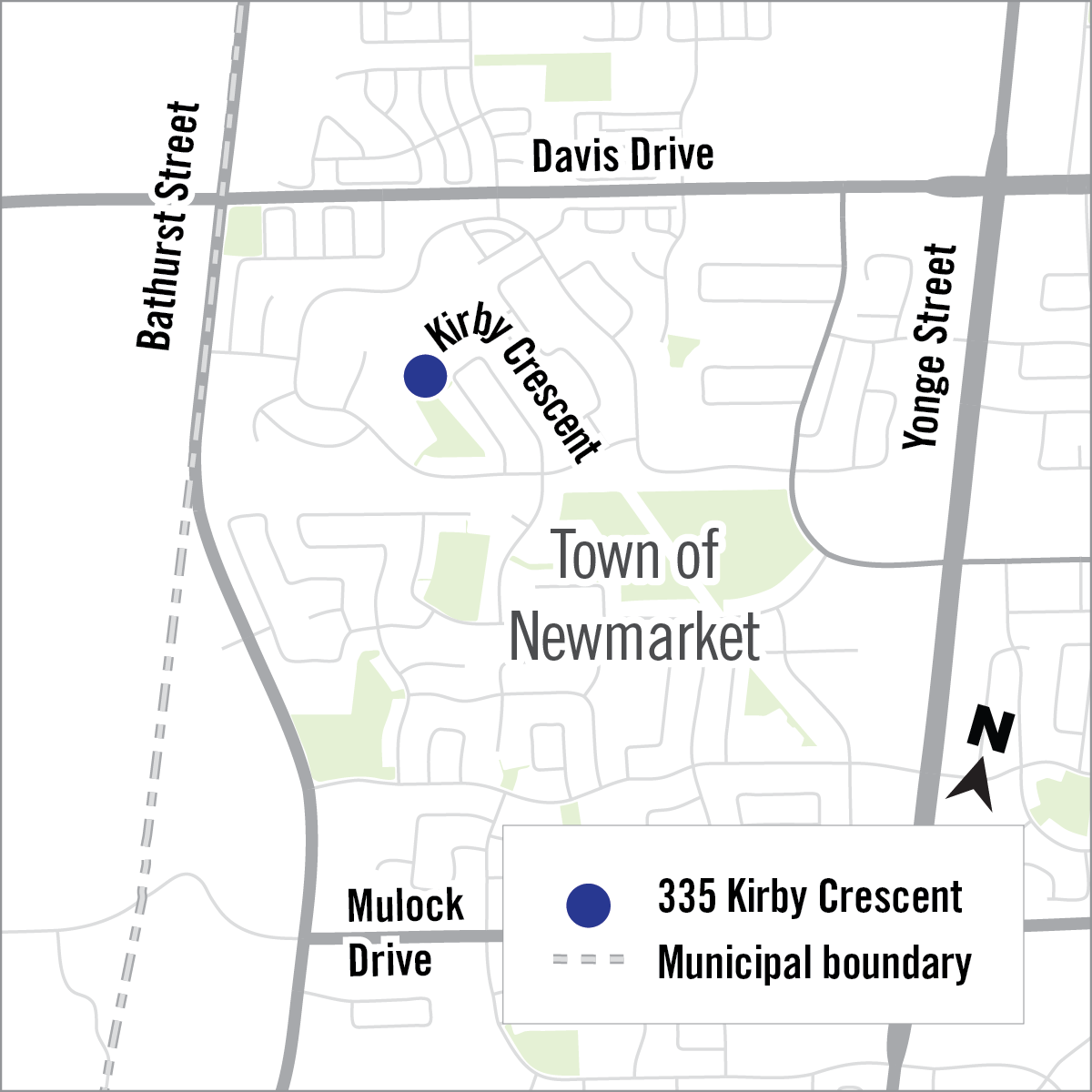 map of newmarket glenway facility location