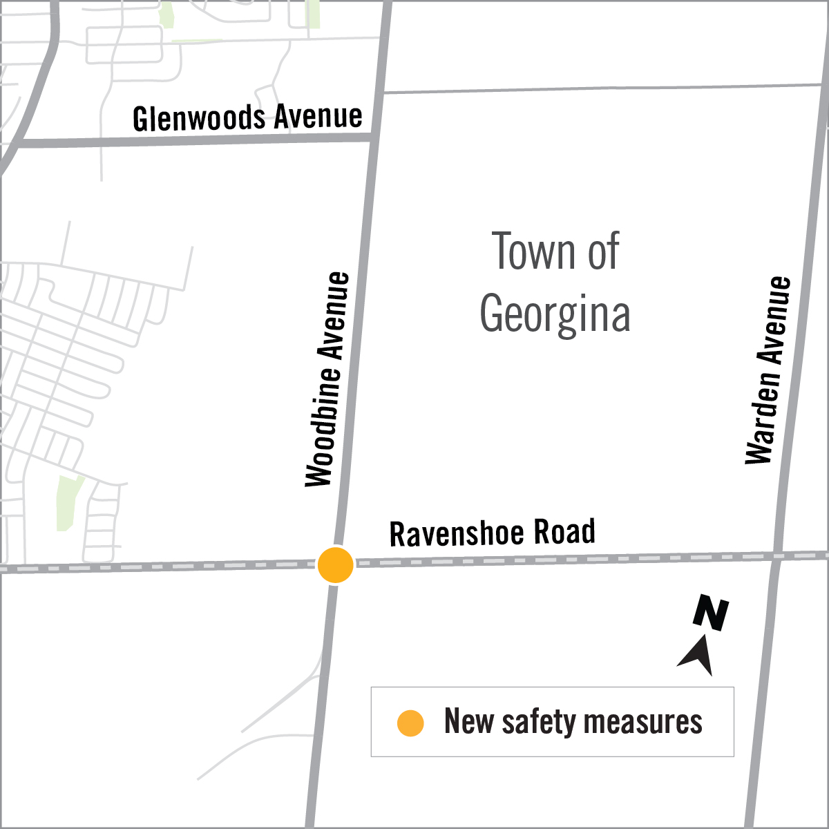 Map of Intersection Improvments