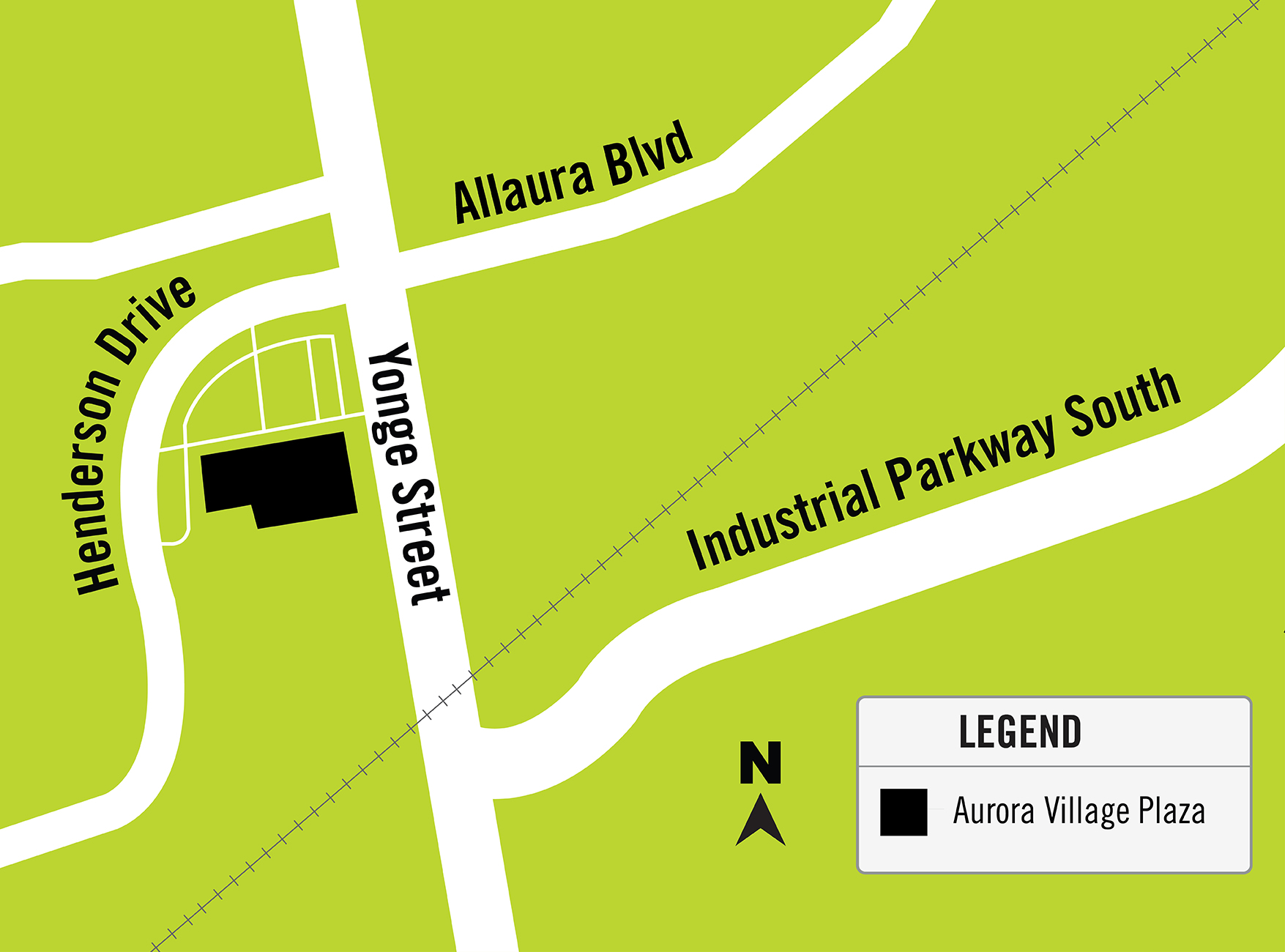 Map showing location of the plaza whose businesses will be affected by the temporary water disruption