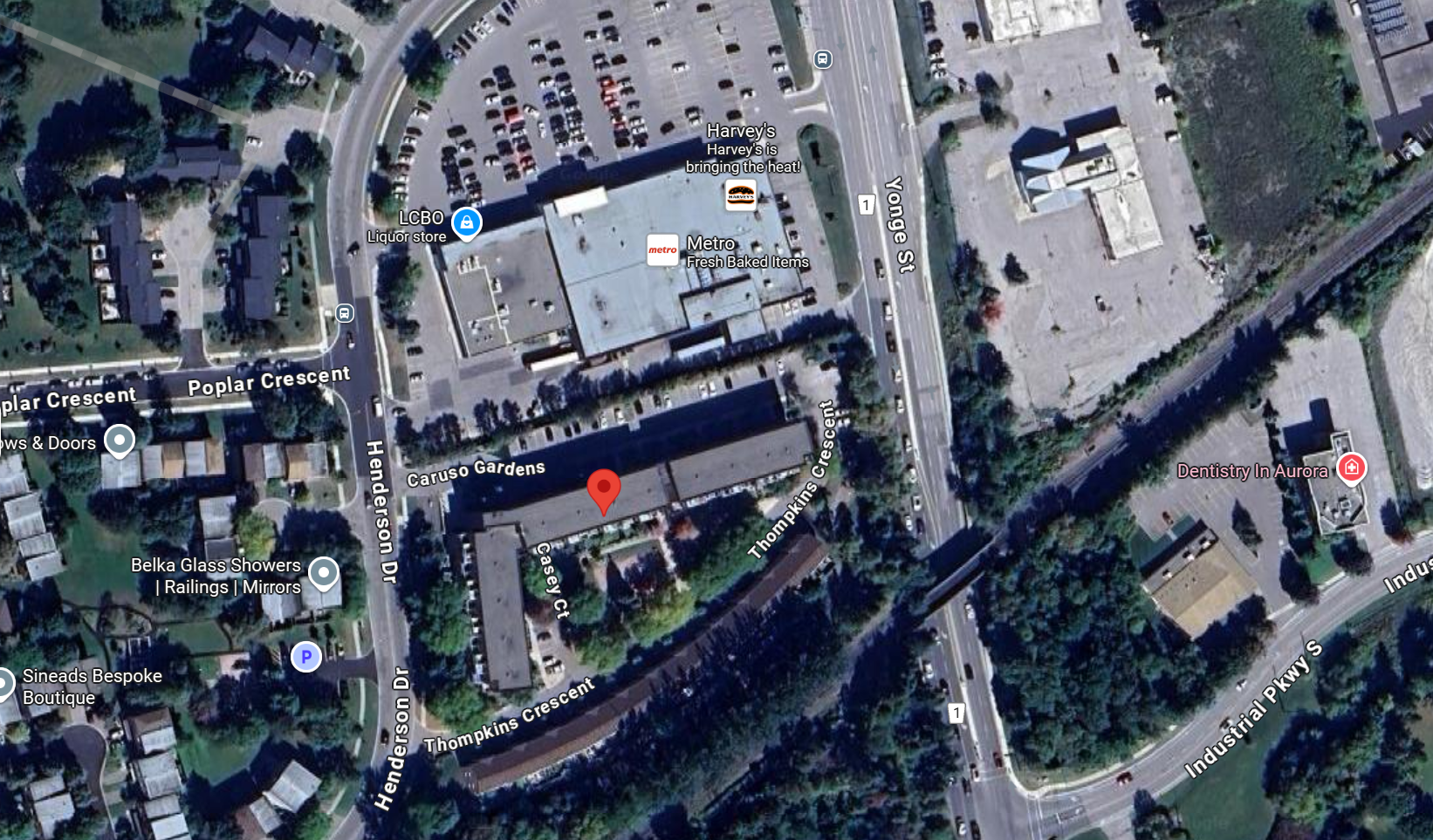 Map of Aurora Village 1 Caruso Gardens