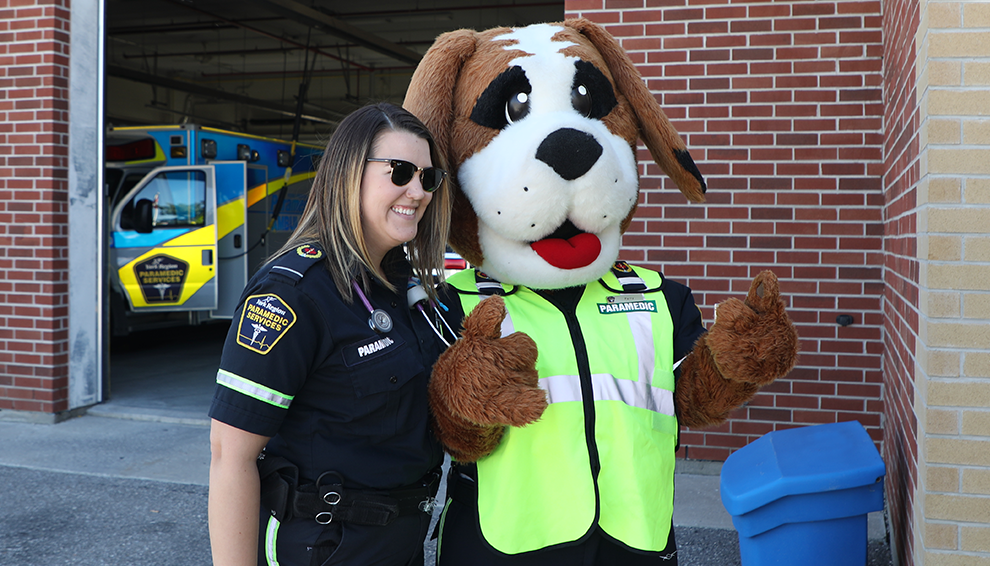 A picture of a Paramedic with Parry