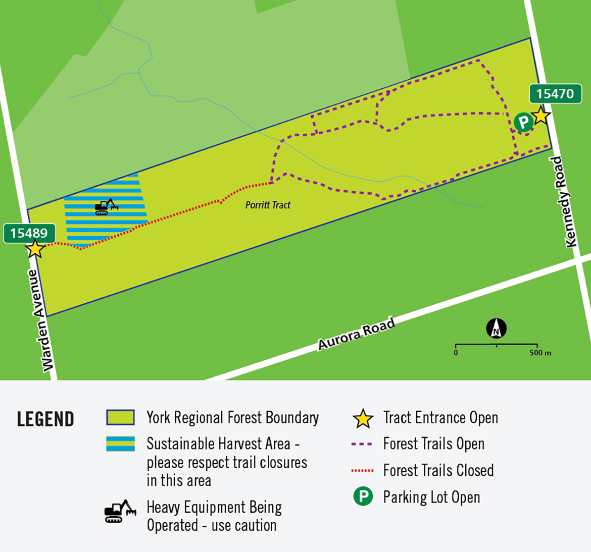 YORK REGIONAL FOREST SUSTAINABLE HARVEST Porritt Tract York Region