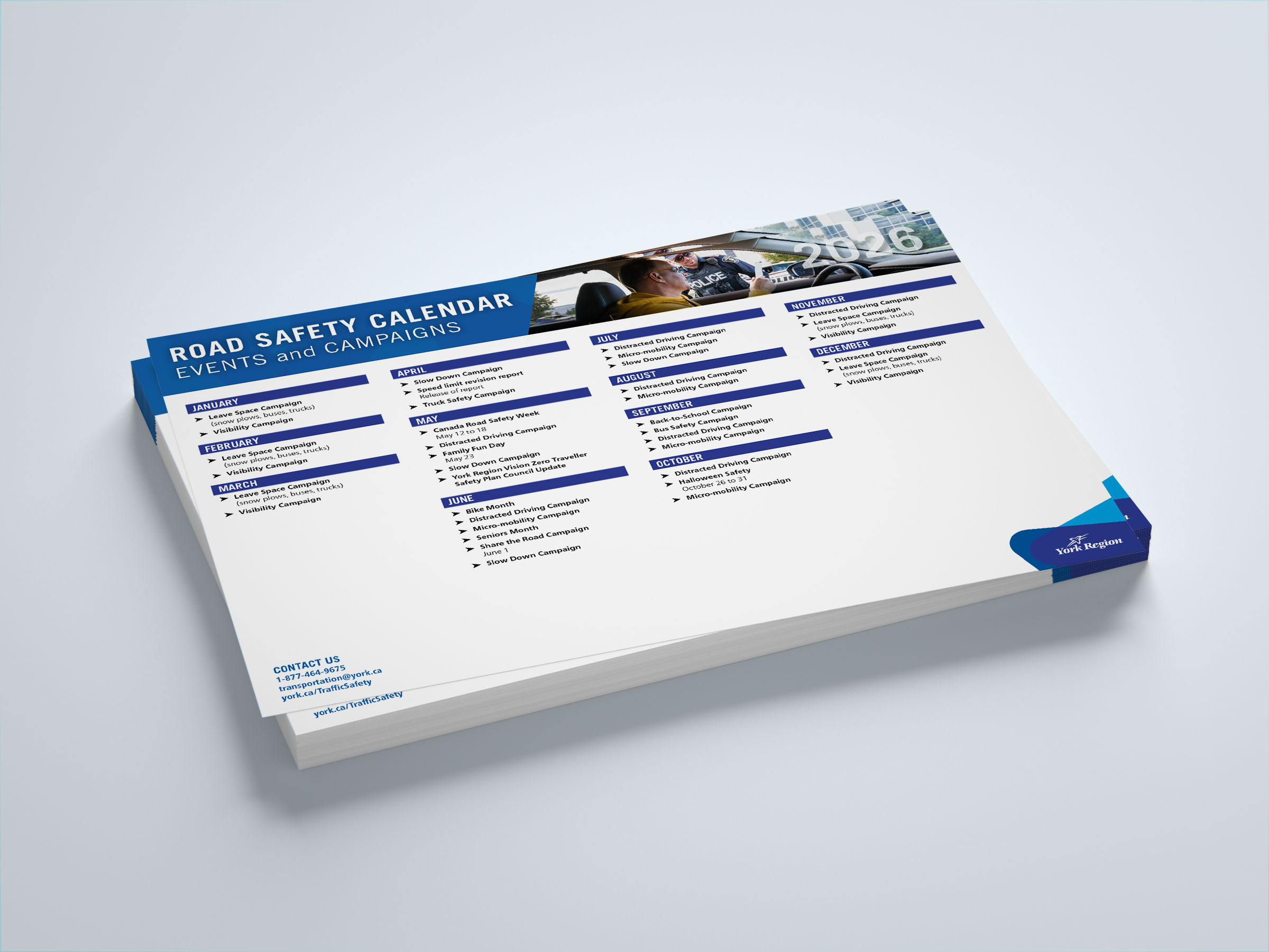 2026 Road Safety Events Calendar