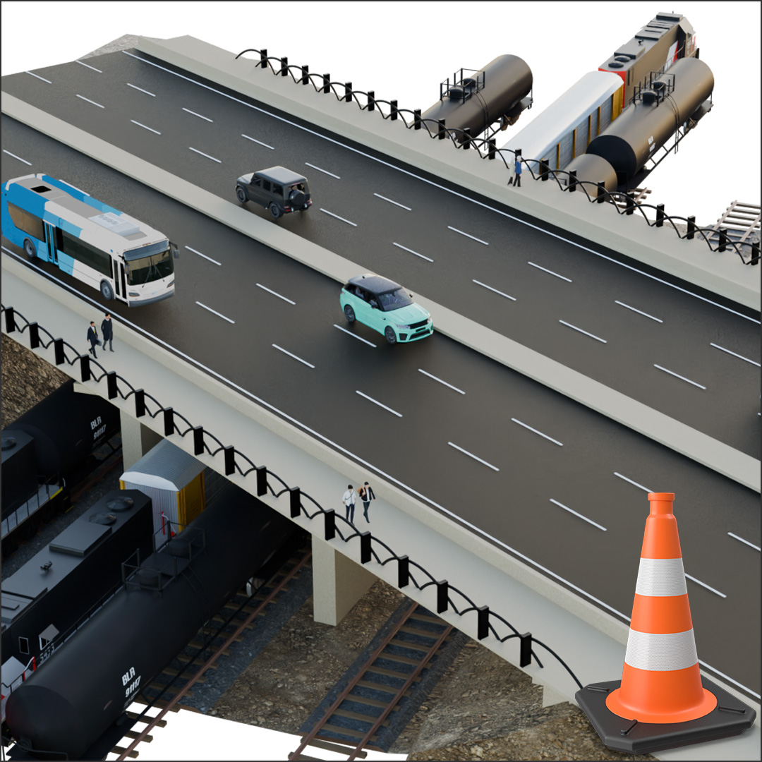 Rendering of construction on Rutherford Road