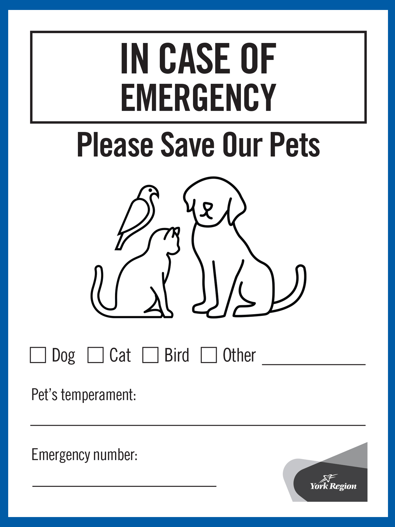 ​  Please Save Our Pets Record