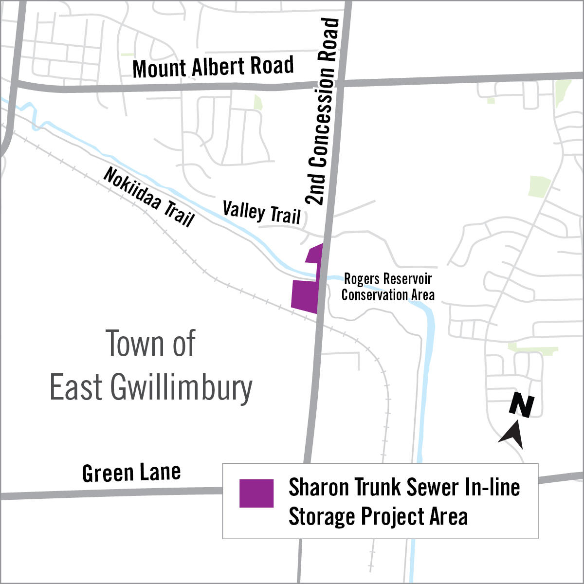 Sharon Trunk Sewer In-line Storage Project Area