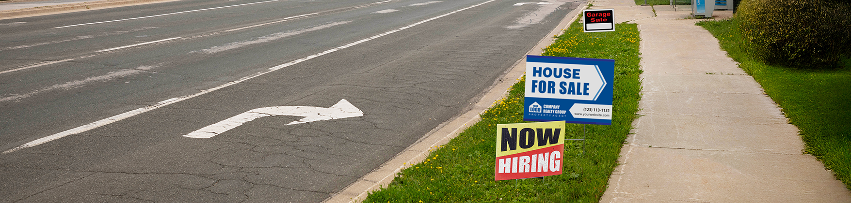 signs along regional road