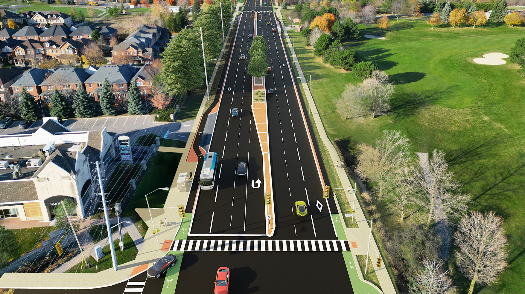 Future state of Bathurst Street and Summeridge Drive