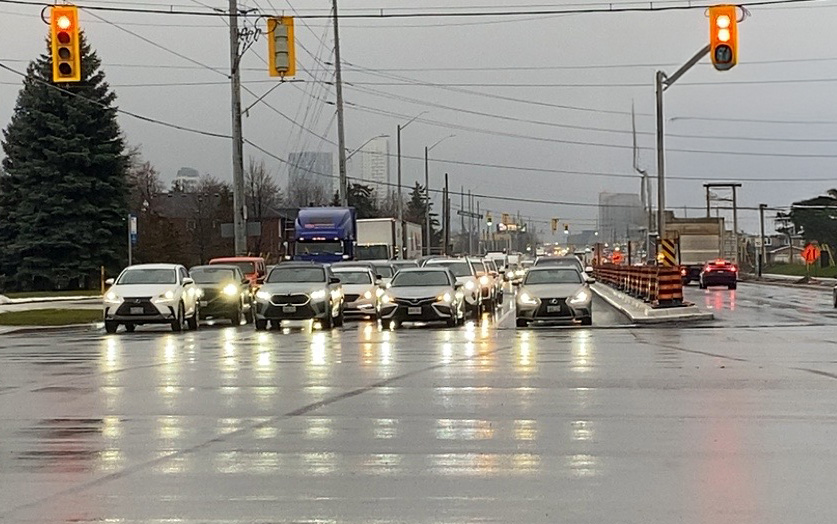 Rutherford Road reopen to six lanes from Keele Street to Westburne Drive.