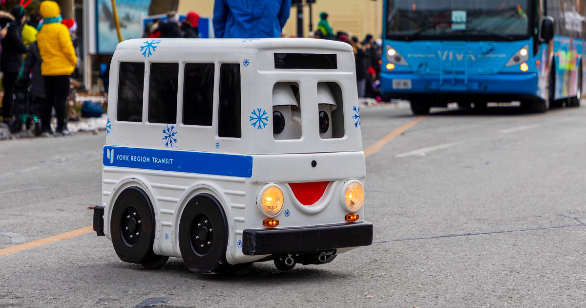 Toby the York Region Transit mascot