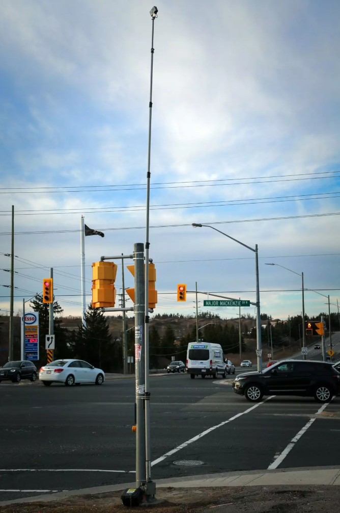 Traffic Camera at intersection of Major Mackenzie Drive