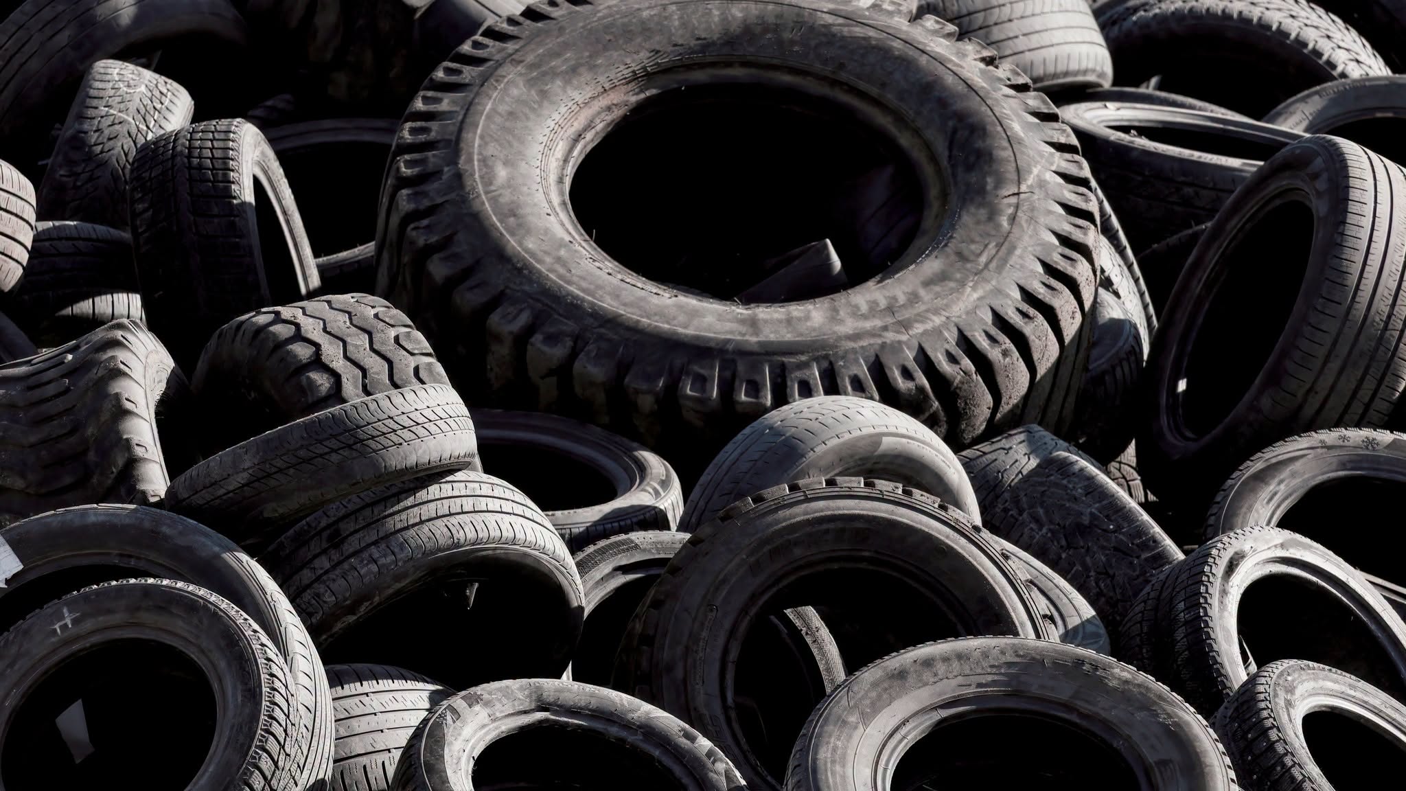pile of tires