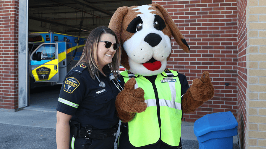 A picture of a Paramedic with Parry