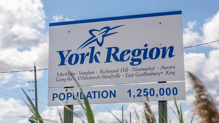 York Region Population Sign