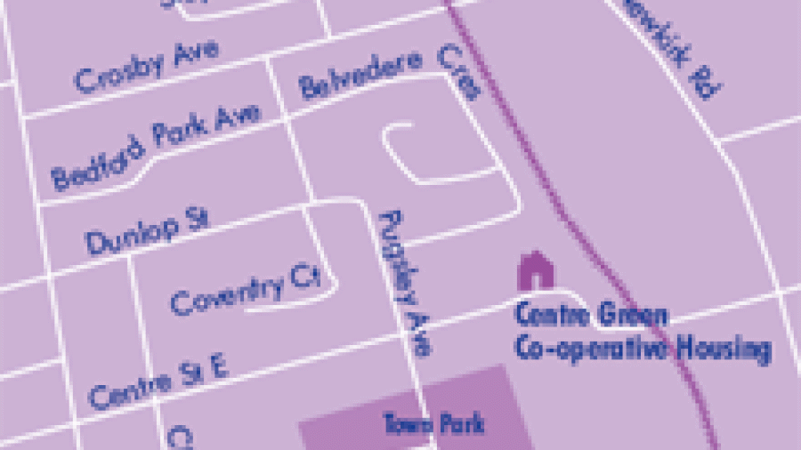 Centre Green Map Image