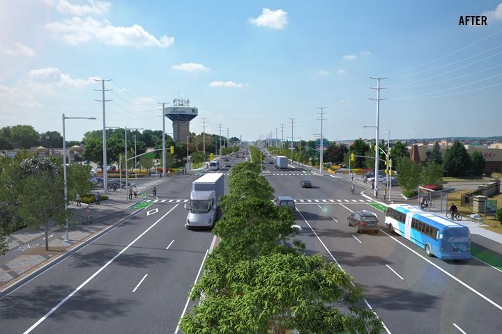 Photo of Proposed Yonge Street south at Aspenwood