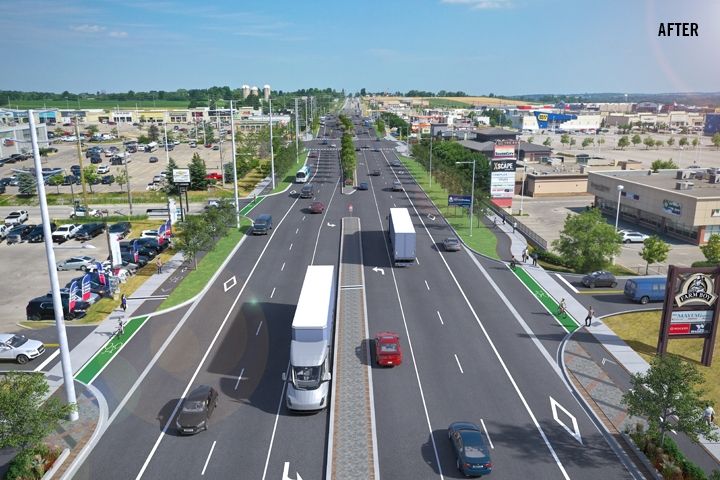 Photo of Proposed Yonge Street north of Townline