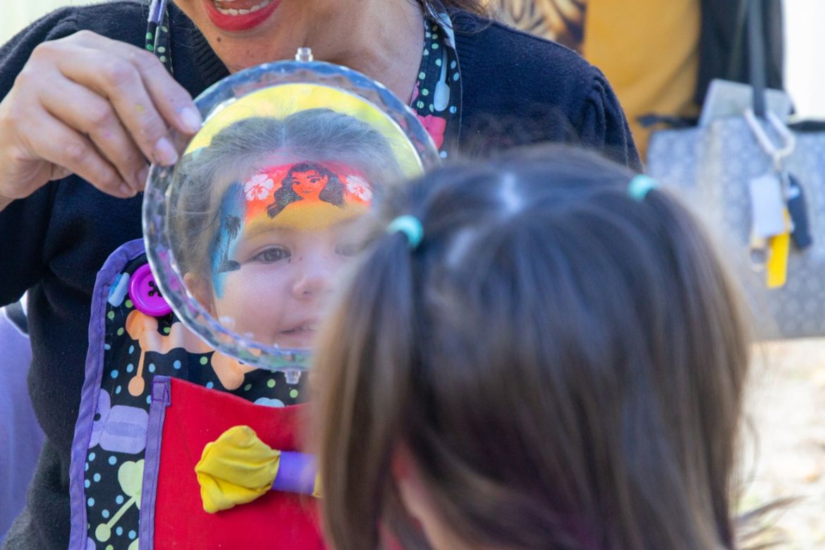 kids enjoying the forest festival