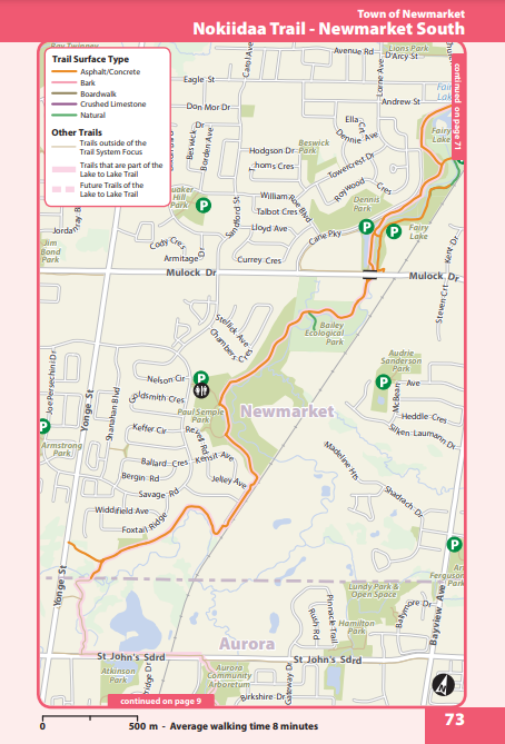 Newmarket Nokiidaa Trail South map