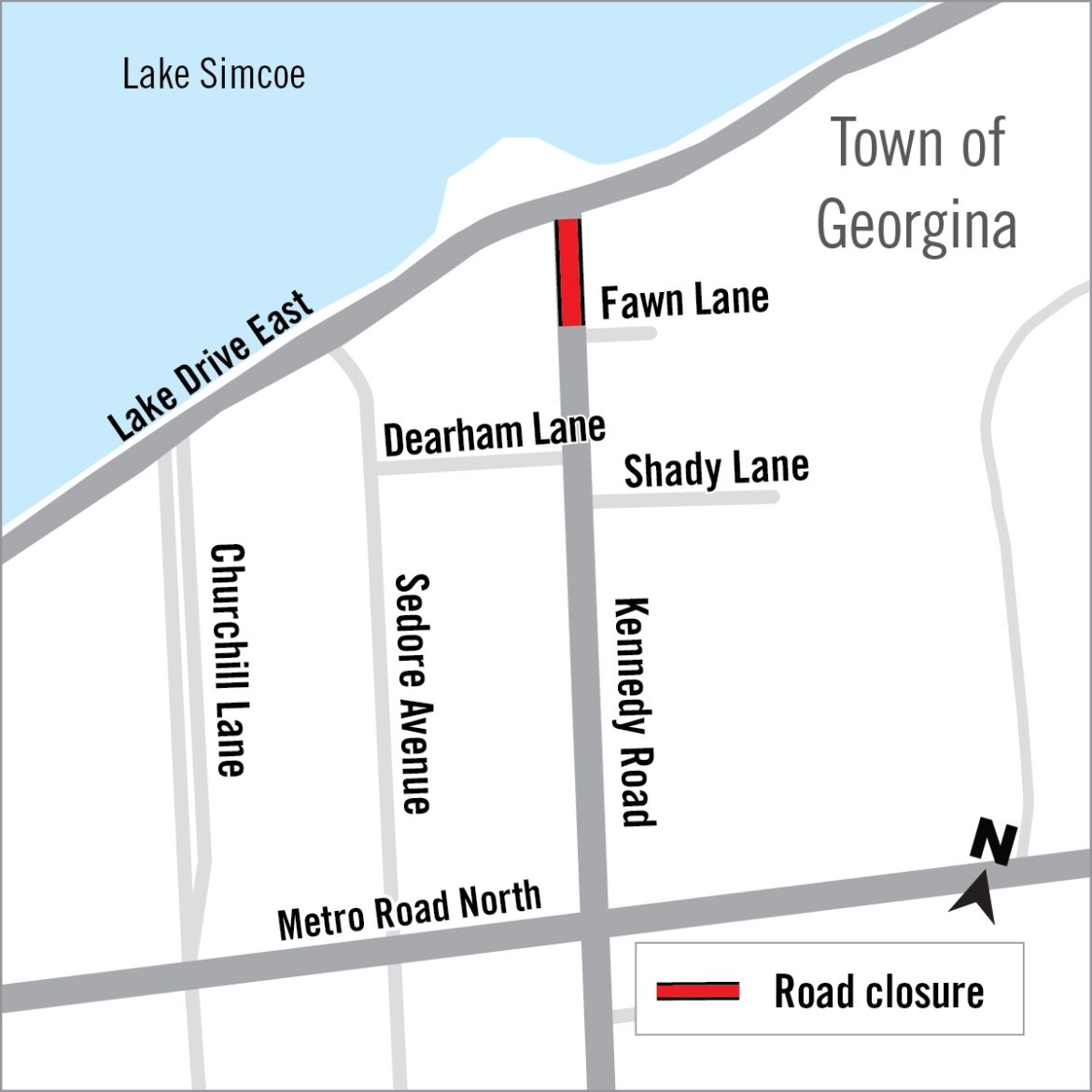 Road Closure on Kennedy Road
