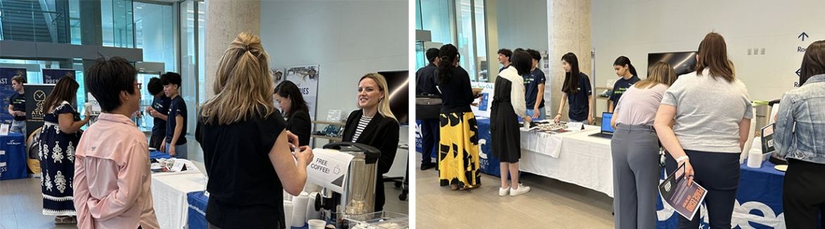 Summer Company Program students showcasing their businesses at 17150 Yonge Street