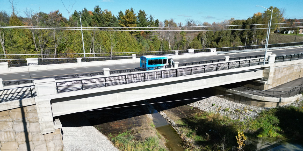 bridge over a creek
