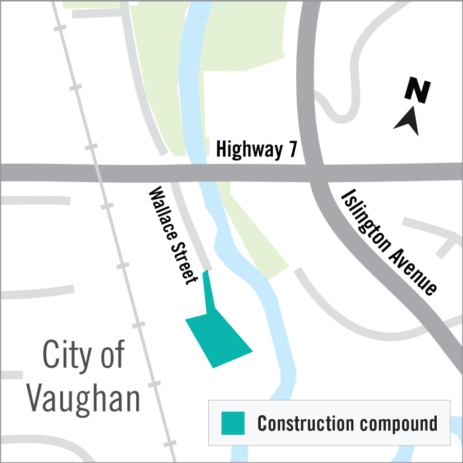 map of wallace street compound