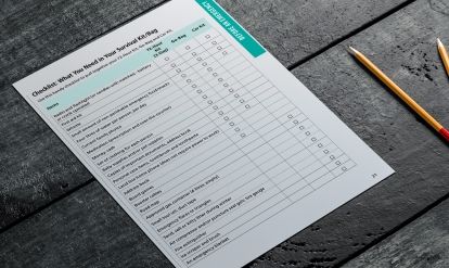 Emergency kit checklist