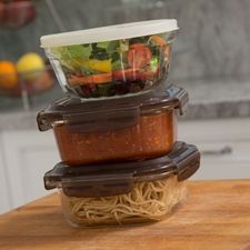 Leftovers in storage jars