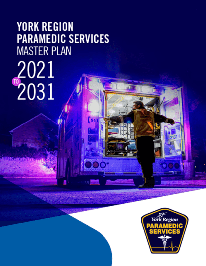 Paramedic Services Master Plan Cover