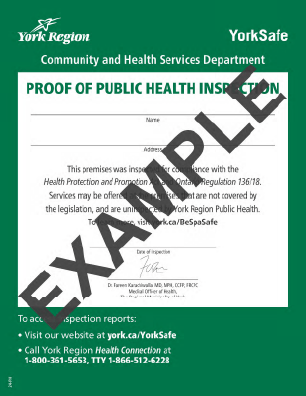 YorkSafe - Green Pass Sign