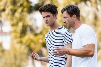 talking