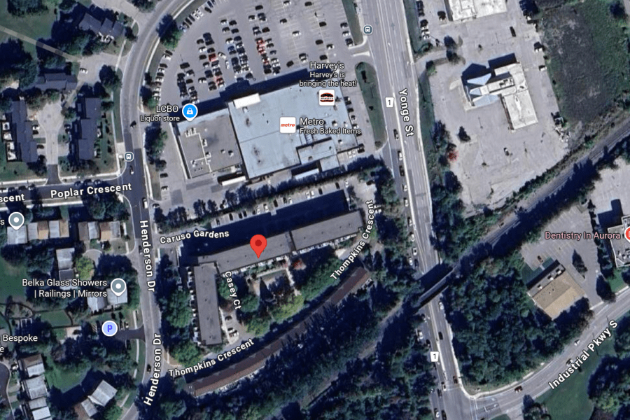 Map of Aurora Village 1 Caruso Gardens