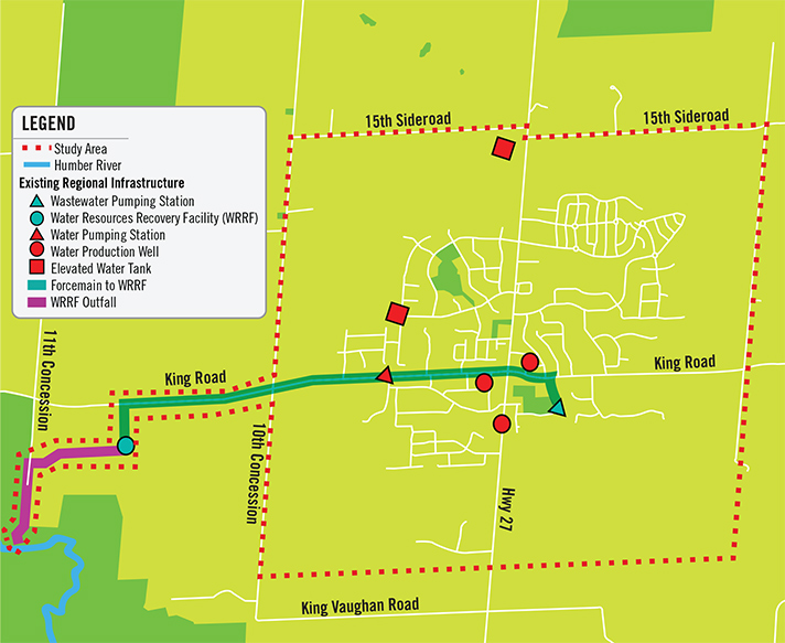 Map of Nobelton study area