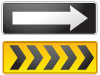 roundabout directional signs