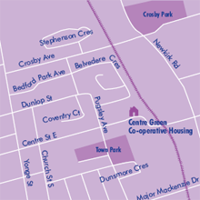 Centre Green Map Image